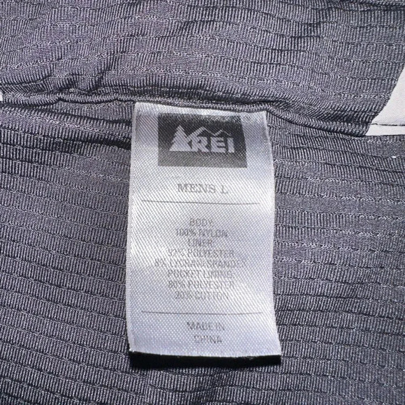 REI Men's‎ Biking Pants with cushion insert Size L Grey - Picture 5 of 6
